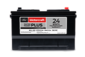 Motorcraft® Tested Tough® PLUS Batteries