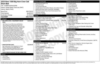2023 RAM 1500 Big Horn/Lone Star
