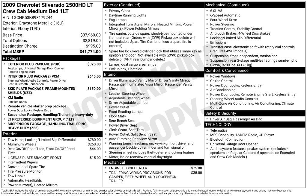 2009 Chevrolet Silverado 2500HD LT